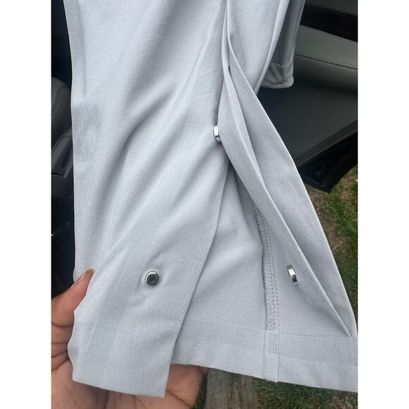 Athleta Tribeca light gray pants size 16 - Picture 3 of 12